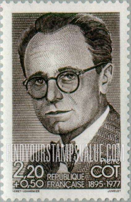 SEMI-POSTAL - Pierre Cot (1895-1977)