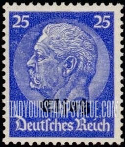 FindYourStampsValue: OCCUPATION - Stamps of Germany 1933-36: Overprinted in Black