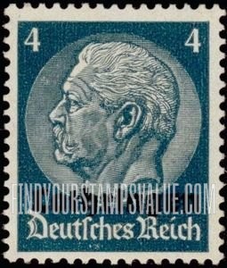 FindYourStampsValue: OCCUPATION - Stamps of Germany 1933-36: Overprinted in Black