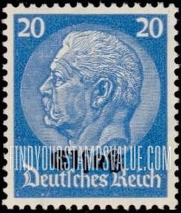 FindYourStampsValue: OCCUPATION - Stamps of Germany 1933-36: Overprinted in Black