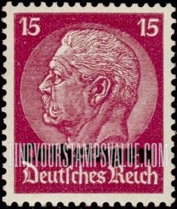 FindYourStampsValue: OCCUPATION - Stamps of Germany 1933-36: Overprinted in Black