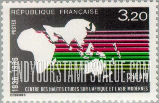 FindYourStampsValue: Center for Modern Asia-Africa Studies: Map