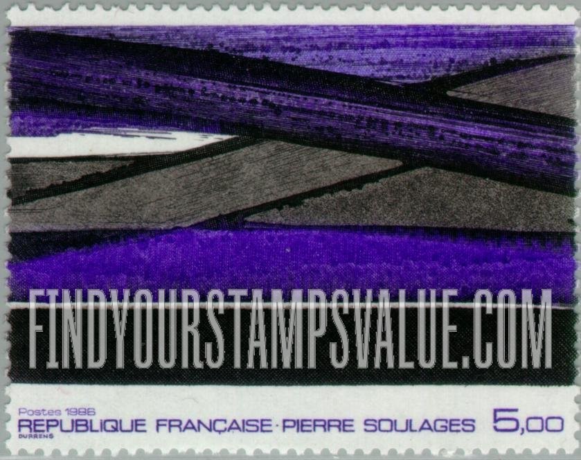 Abstract, by Pierre Soulages