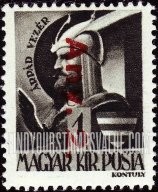 FindYourStampsValue: Portraits - Arpád: Overprinted in Carmine