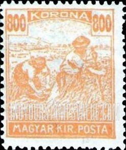 FindYourStampsValue: Harvesting Wheat: Types of 1916-18