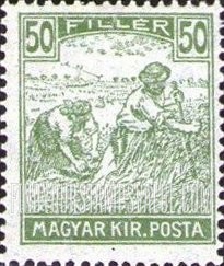 FindYourStampsValue: Harvesting Wheat: Types of 1916-18 Issue