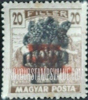 FindYourStampsValue: Harvesting Wheat: Overprinted in Black