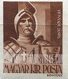 FindYourStampsValue: Portraits - János Hunyadi