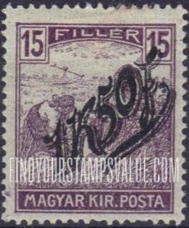 FindYourStampsValue: TEMESVAR ISSUES - Harvesting Wheat: Hungarian Stamps of 1916-18 Surcharged in Black