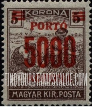 FindYourStampsValue: POSTAGE DUE STAMPS - Harvesting Wheat: Postage Issues Surcharged