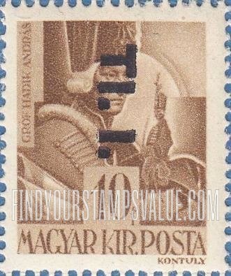 Portraits - Count Andrew Hadik: Overprinted in Black