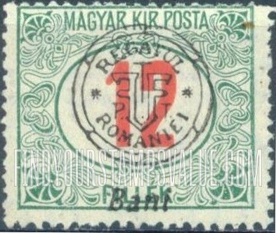 FindYourStampsValue: POSTAGE DUE STAMPS - Numeral Value: Hungarian Postage Due Stamps of 1915 Overprinted like Regular Issues