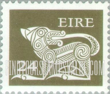 FindYourStampsValue: Dog from Ancient Brooch, County Kilkenny: Types of 1968