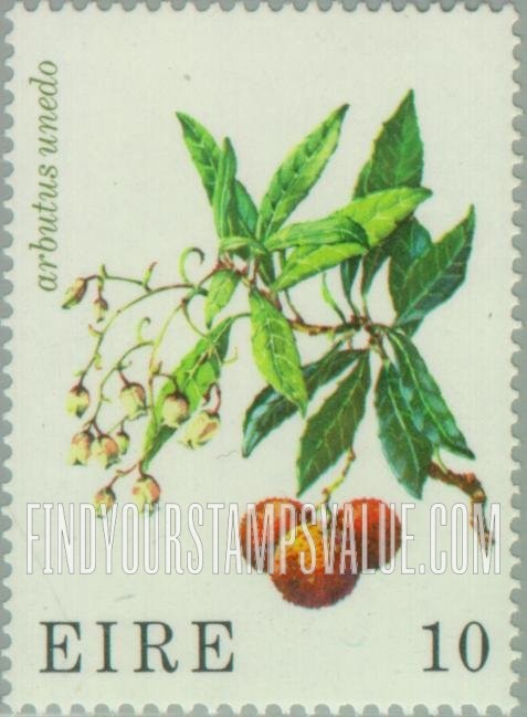 FindYourStampsValue: Wild flowers: Strawberry tree