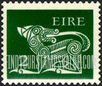 FindYourStampsValue: Dog from Ancient Brooch, County Kilkenny: Types of 1968-69