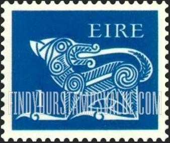 FindYourStampsValue: Dog from Ancient Brooch, County Kilkenny: Types of 1968-69