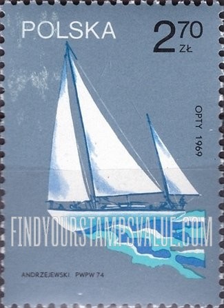 Polish Sailing Ships: “Opty,” sailed around the world, 1969