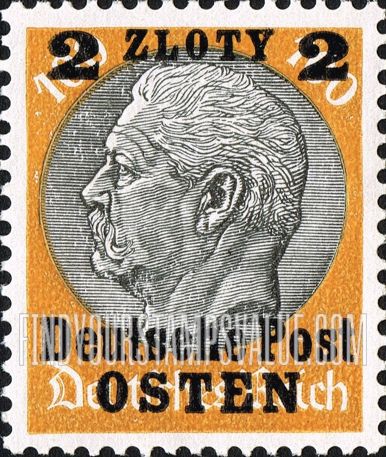 OCCUPATION - Hindenburg: German Stamps of 1934 Surcharged in Black