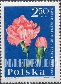 FindYourStampsValue: Garden Flowers: Carnation