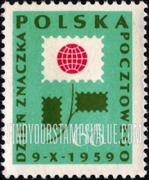 Flower Made of Stamps