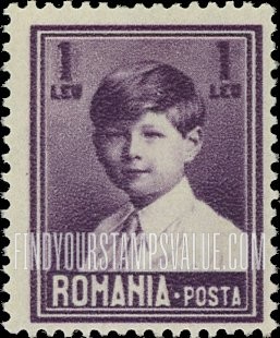 FindYourStampsValue: King Michael: Michael Type of 1928