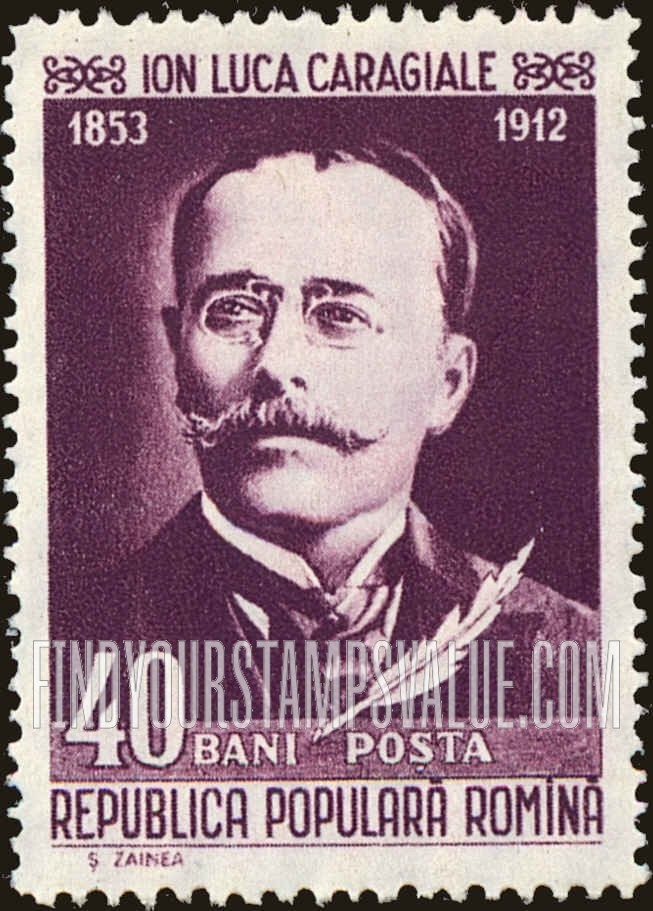 Ion Luca Caragiale: Romanian Writers Type of 1958