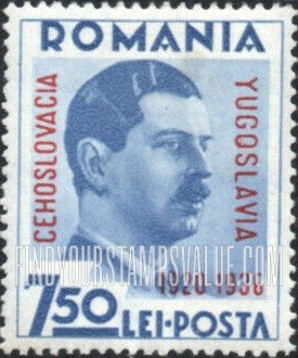 FindYourStampsValue: King Carol II: Overprinted in Red