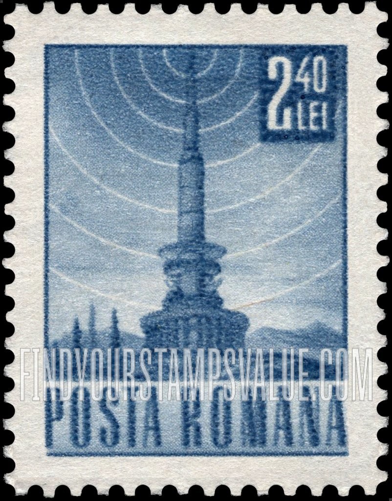 FindYourStampsValue: Television tower
