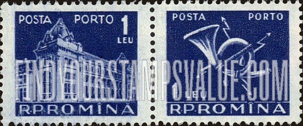 FindYourStampsValue: POSTAGE DUE STAMPS - General Post Office and Post Horn