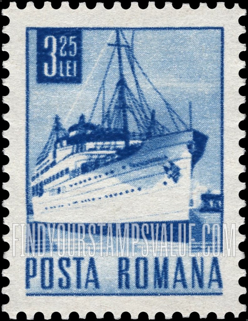 FindYourStampsValue: Steamship: Type of Regular Issue