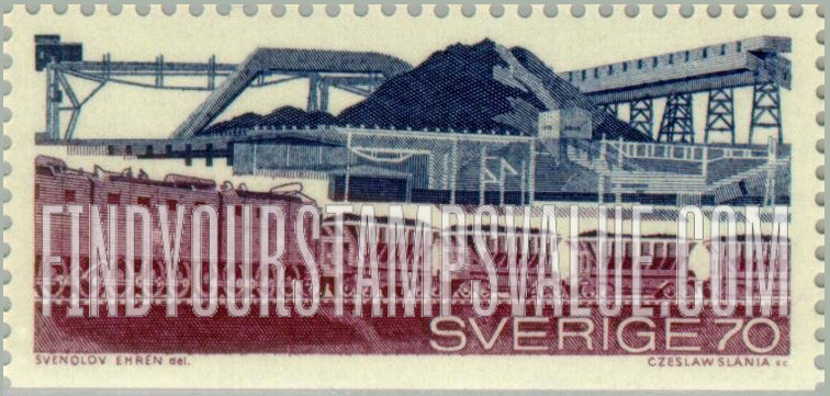 FindYourStampsValue: Mining (freight train and mine)