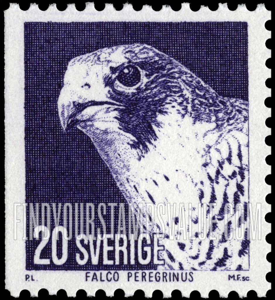 FindYourStampsValue: Protected Animals: Peregrine falcon