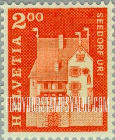 FindYourStampsValue: Federal Administration, Regular, 1960-63: A Pro Castle, Seedorf