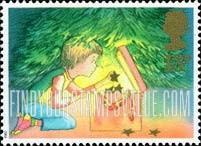 FindYourStampsValue: Great Britain (United Kingdom): Christmas, Childhood Memories - Decorating Tree