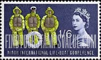 FindYourStampsValue: Great Britain (United Kingdom): 9th International Lifeboat Conference - Lifeboatmen