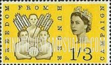 FindYourStampsValue: Great Britain (United Kingdom): Freedom from Hunger - Children of Different Races