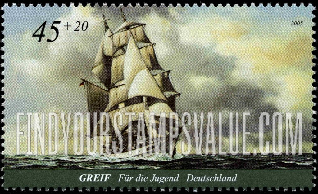 SEMI-POSTAL - Sailing Ships: Greif