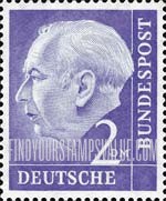 FindYourStampsValue: President Theodor Heuss