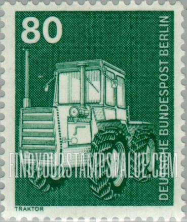 FindYourStampsValue: BERLIN - Industry Type of Germany: Tractor