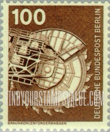 FindYourStampsValue: BERLIN - Industry Type of Germany: Coal excavator