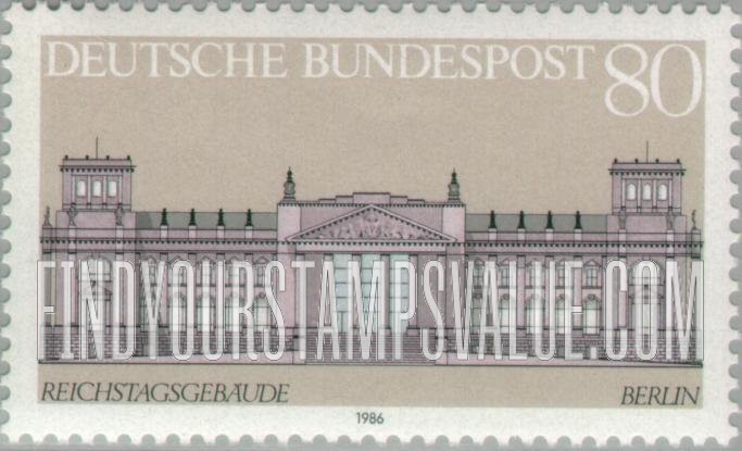 FindYourStampsValue: Historic buildings: Reichstag, Berlin