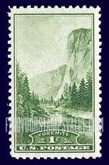 FindYourStampsValue: NATIONAL PARKS - El Capitan, Yosemite
