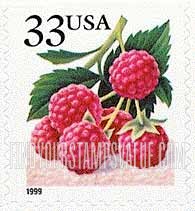 FindYourStampsValue: BERRIES - Raspberries, Self-Adhesive booklet stamp