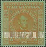 WAR SAVINGS - Abraham Lincoln