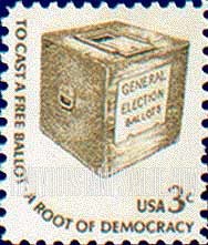 EARLY BALLOT BOX - Americana Issue
