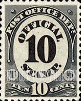 POST OFFICE - Numeral of Value, 10c