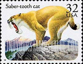 SABER-TOOTH CAT - Prehistoric Animals
