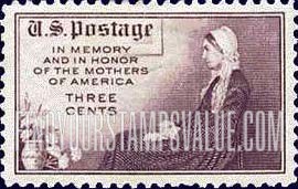 MOTHERS OF AMERICA - Adaptation of Whistler's Portrait of his Mother