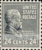 PRESIDENTIAL ISSUE - Benjamin Harrison