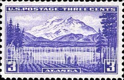 ALASKA - Landscape with Mt.McKinley